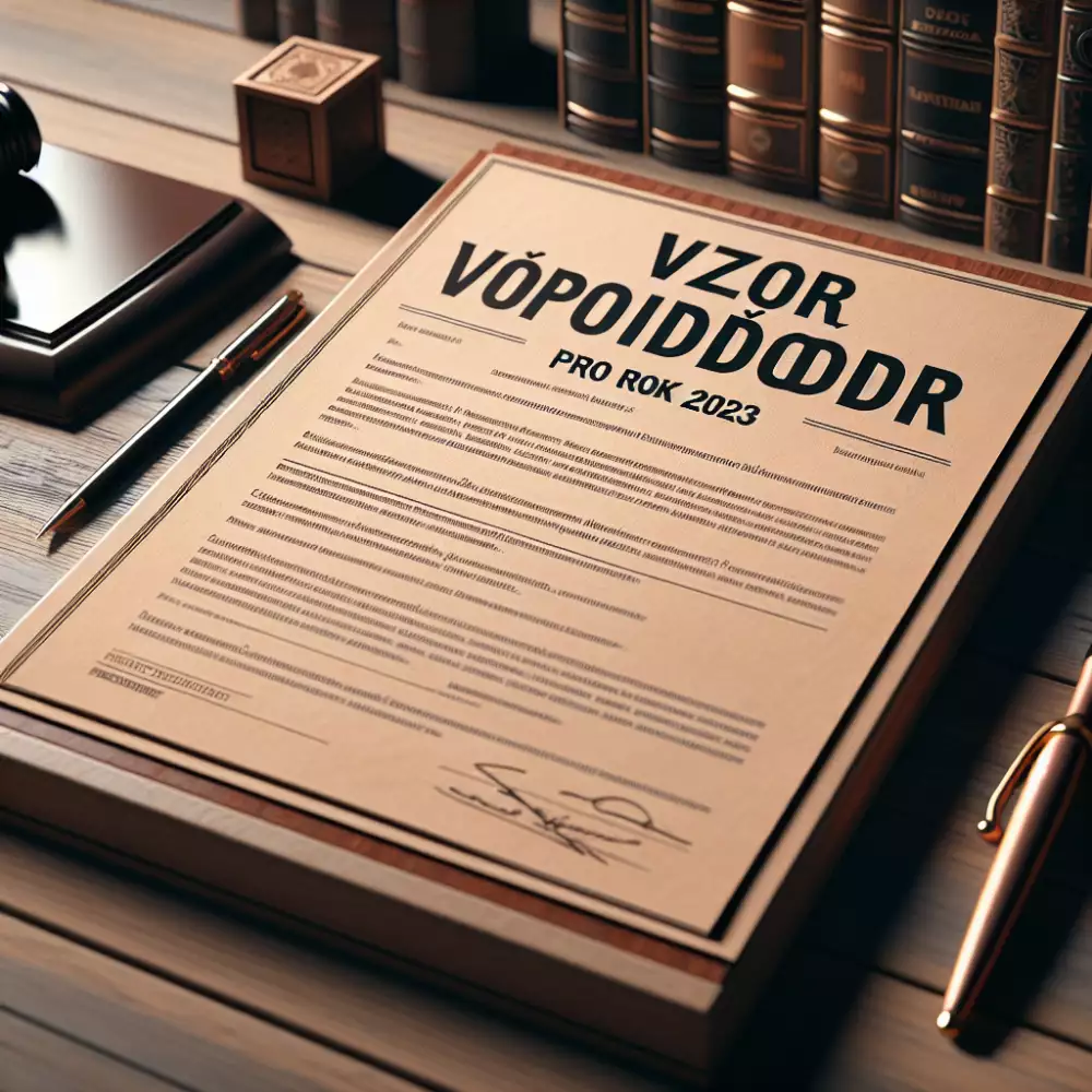 výpověď dohodou vzor 2023